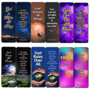 Sovereignty of God Bible Scriptures Bookmarks (30 Pack) - Handy Gospel Bible Texts About God?s Sovereignty