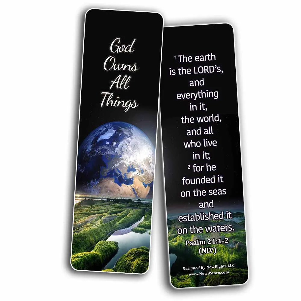 Sovereignty of God Bible Scriptures Bookmarks (30 Pack) - Handy Gospel Bible Texts About God?s Sovereignty