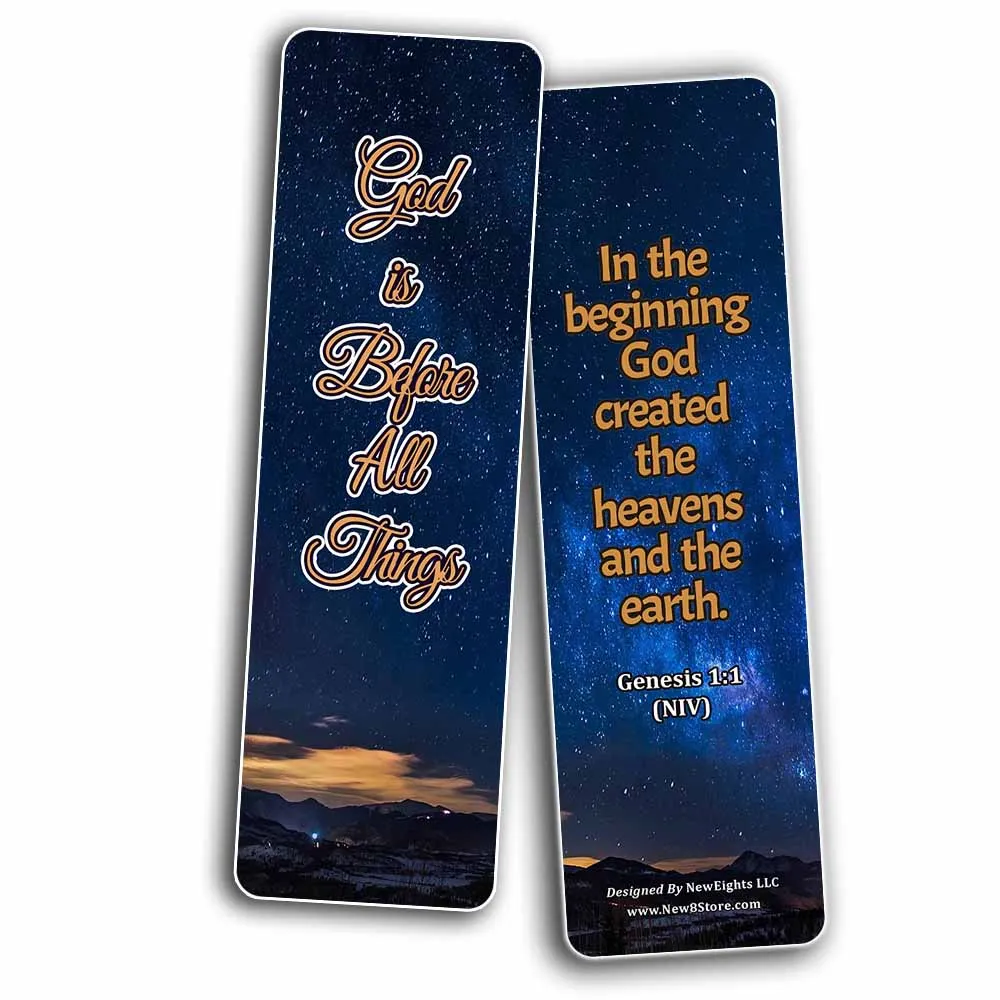 Sovereignty of God Bible Scriptures Bookmarks (30 Pack) - Handy Gospel Bible Texts About God?s Sovereignty