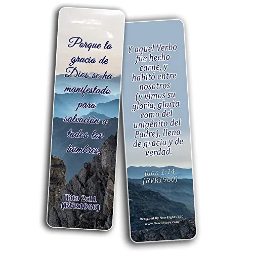 Spanish Bible Verses About Grace (30 Pack) - Handy Reminder About God?s Grace Bible Verses in Spanish Language