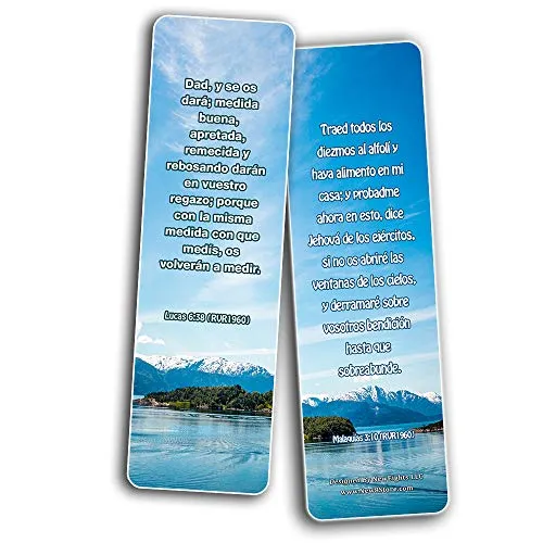 Spanish God's Promises Bible Verses Bookmarks (60 Pack) - Perfect Giveaways for Sunday School and Ministries Designed to Inspire Women