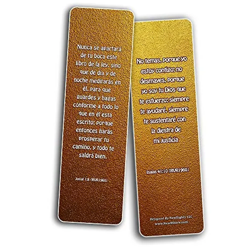 Spanish God's Promises Bible Verses Bookmarks (60 Pack) - Perfect Giveaways for Sunday School and Ministries Designed to Inspire Women