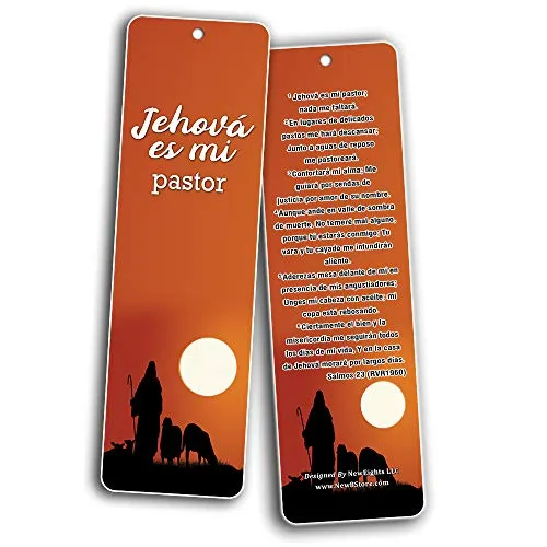 Spanish Popular Bible Verses (Be Strong & Courageous) Bookmarks (30-Pack) - Handy Compilation of Biblical Texts in Spanish Language