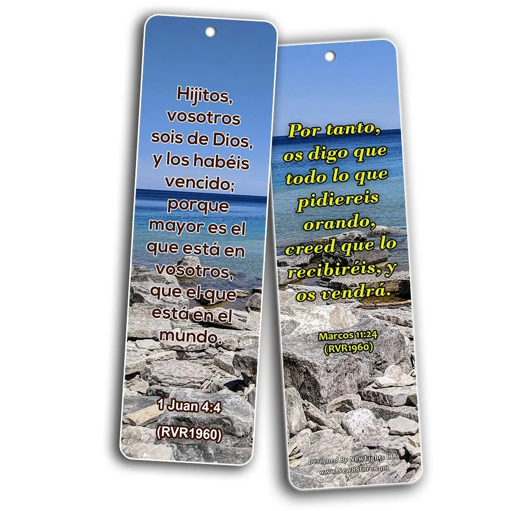 Spanish Religious Bible Quotes Bookmarks for Doing The Impossible (RVR1960)