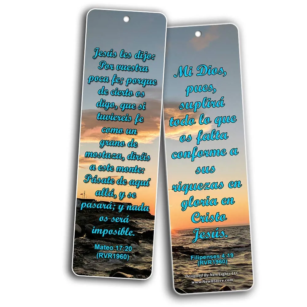 Spanish Religious Bible Quotes Bookmarks for Doing The Impossible (RVR1960)