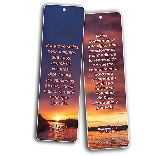 Spanish Religious Bookmarks - Bible Verses About Financial Blessings (30 Pack) - Handy Bible Spanish Scriptures About About Financial Blessings
