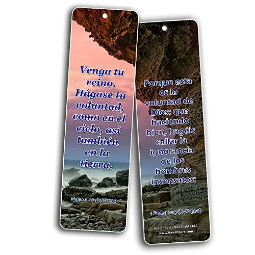 Spanish Religious Bookmarks - Bible Verses About Financial Blessings (30 Pack) - Handy Bible Spanish Scriptures About About Financial Blessings
