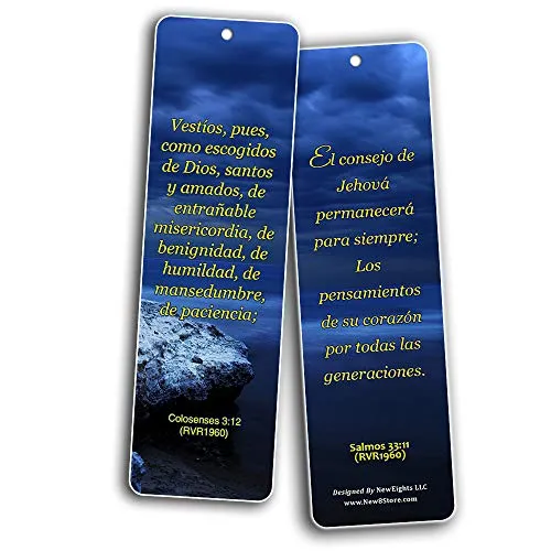 Spanish Religious Bookmarks - Bible Verses About Financial Blessings (30 Pack) - Handy Bible Spanish Scriptures About About Financial Blessings