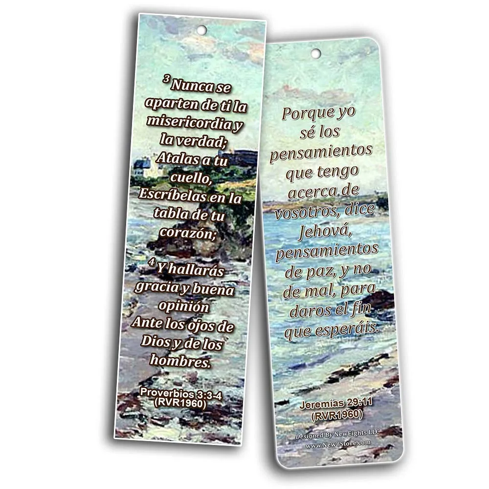 Spanish Scriptures Bookmarks to Encourage Your Men and Women (RVR1960)