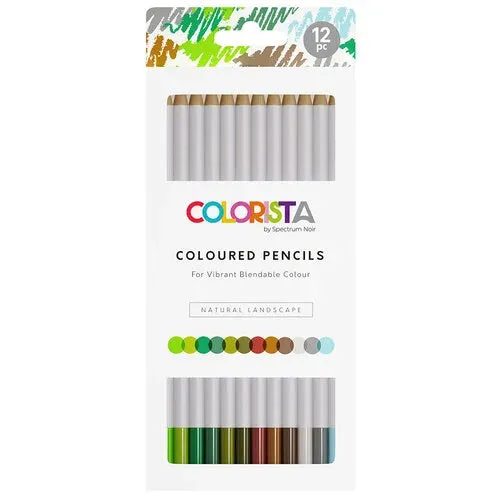 Spectrum Noir Colorista Colour Pencil 12-pack  Natural Landscape