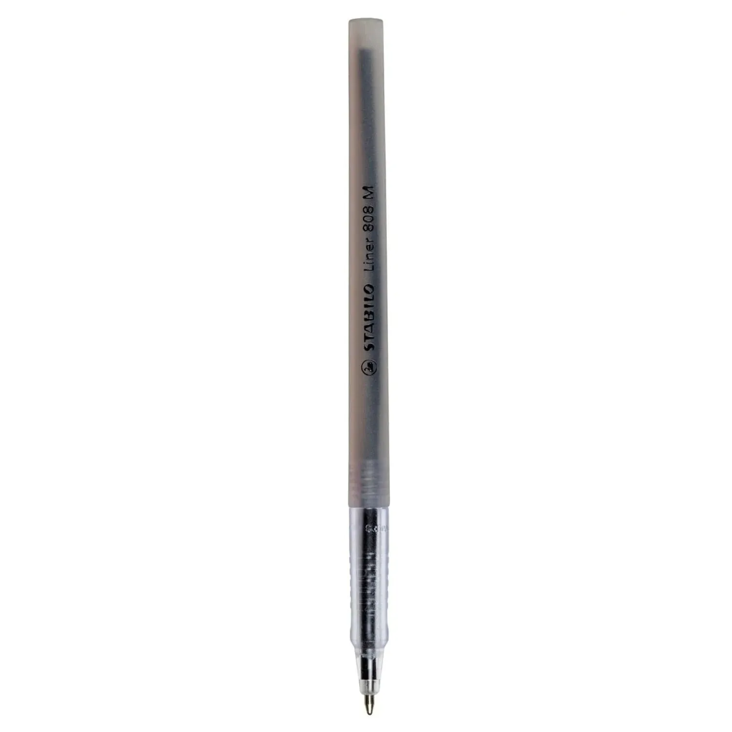 Stabilo 808 Liner Ballpoint Pen Medium Black Box 10