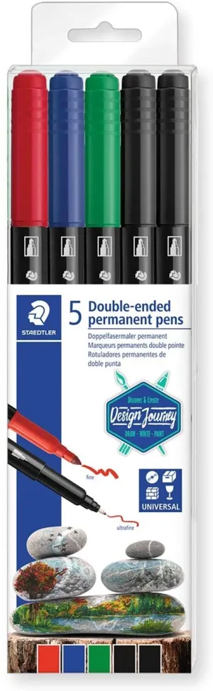 Staedtler Double-end Permanent Fibre Tip