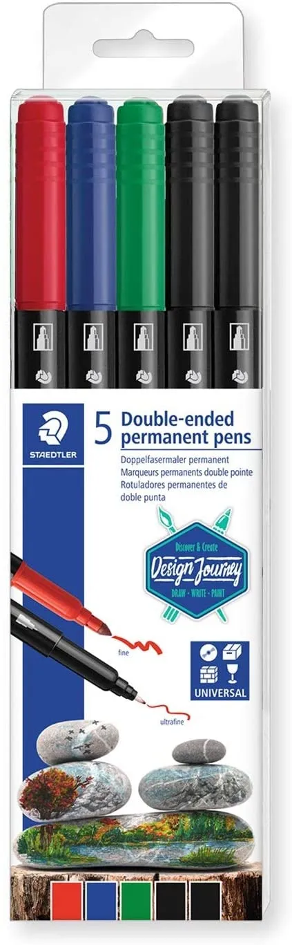 Staedtler Double-end Permanent Fibre Tip