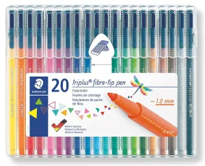 Staedtler Triplus Fibre-Tip pen Wallet of 20 Pcs (323-SB20)