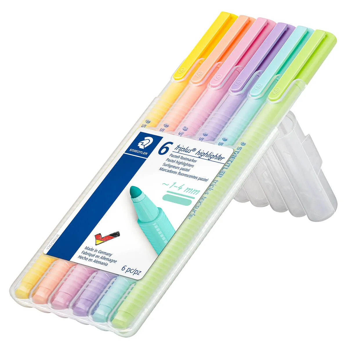 Staedtler Triplus Pastel Highlighters Pack of 6