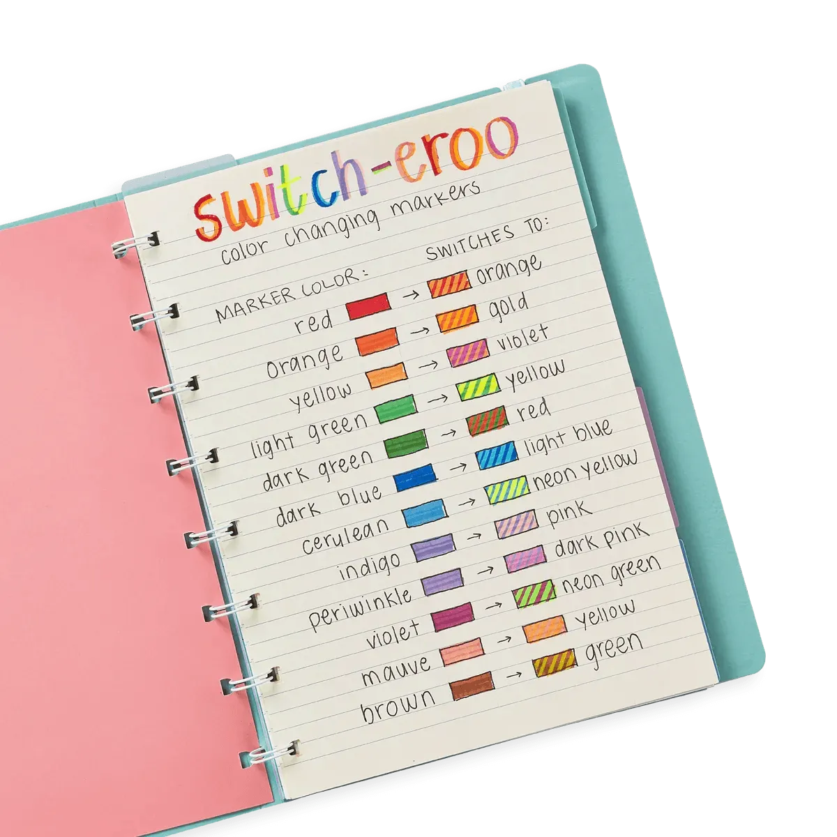 Switch-Eroo Color Changing Markers