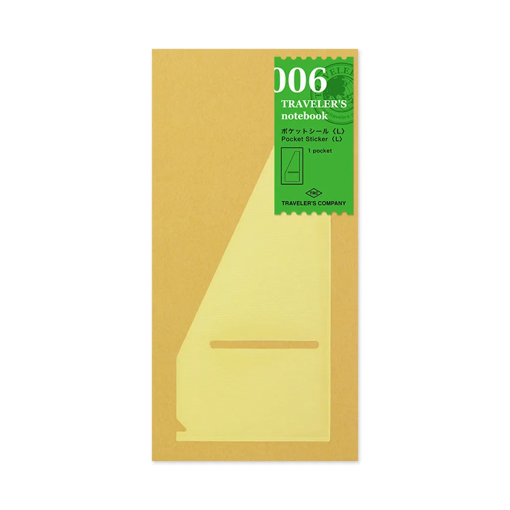 Traveler's Notebook Refill Pocket Sticker - 006