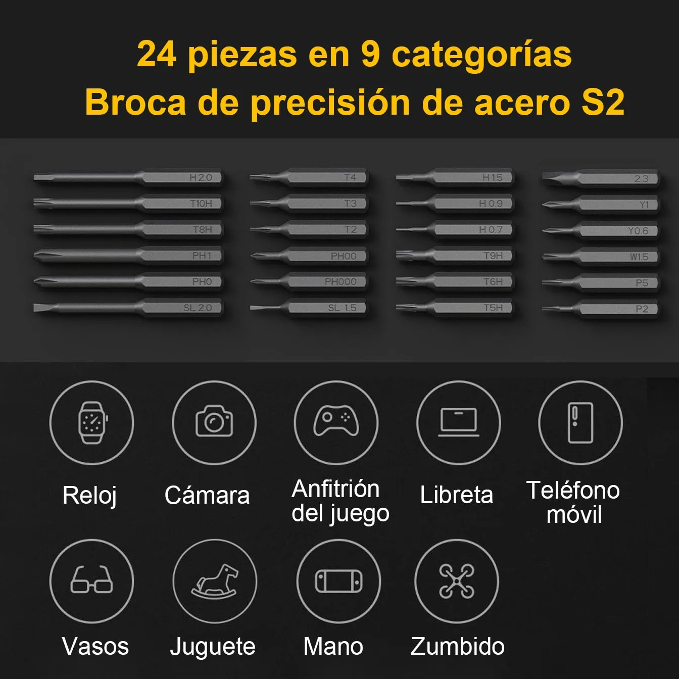 Type-C Rechargeable Electrical Precision Screwdriver Kit - Jennyhome