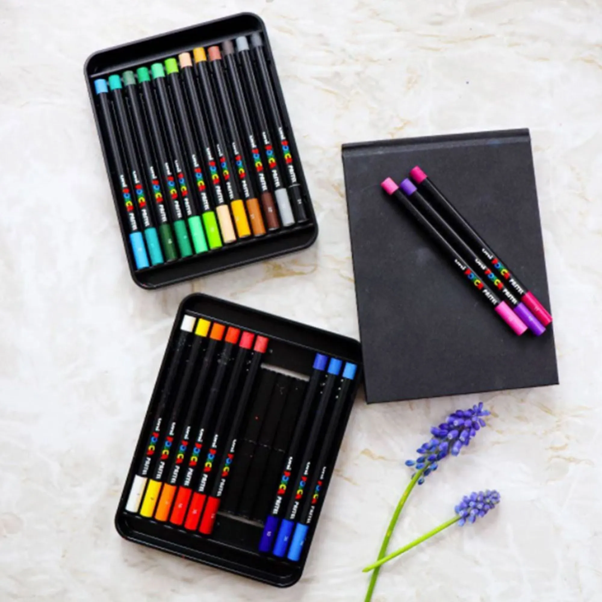 Uni POSCA Pastels - Assorted Set of 24