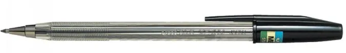 UNI SAS 1.0mm Medium Pen - Black (Pack of 12)