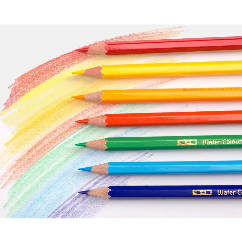 Water-Soluble Pencil 24-Color Painting