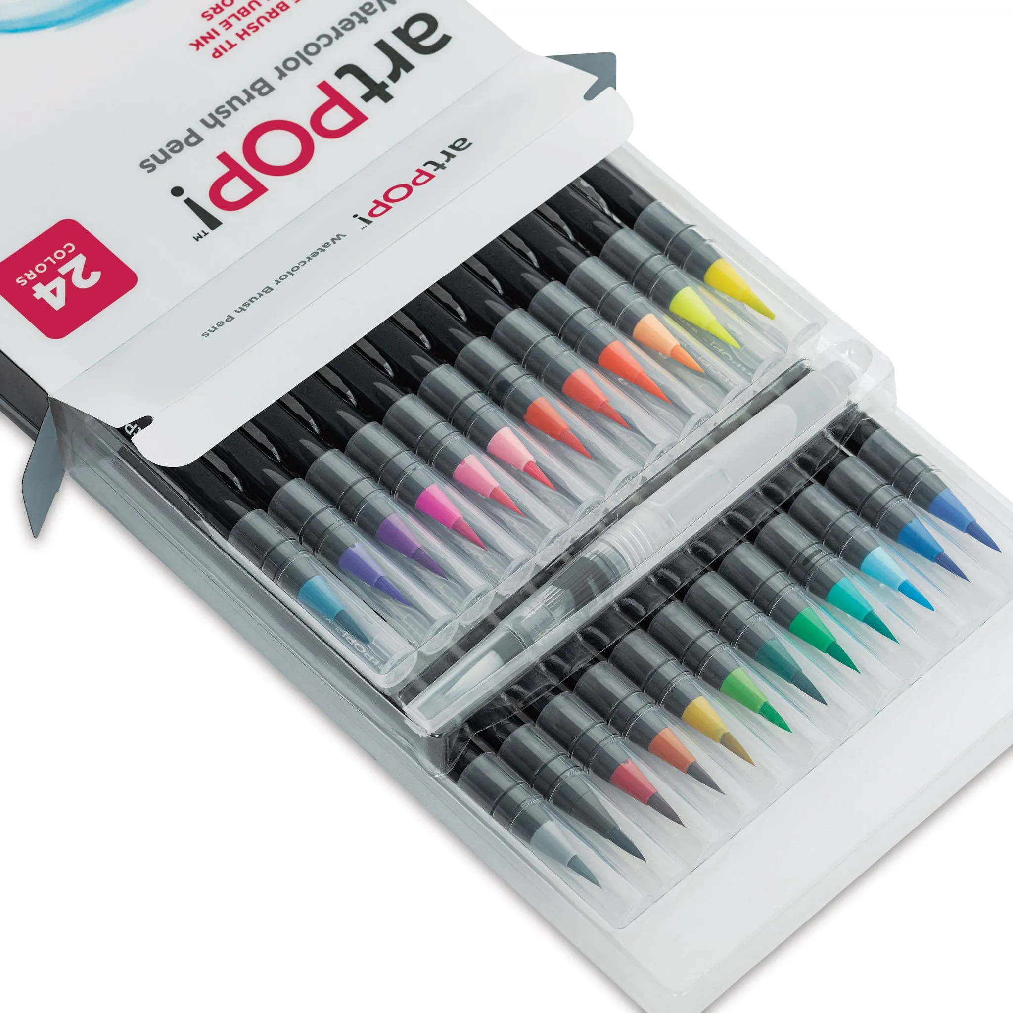 Watercolor Brush Pens - Set of 24