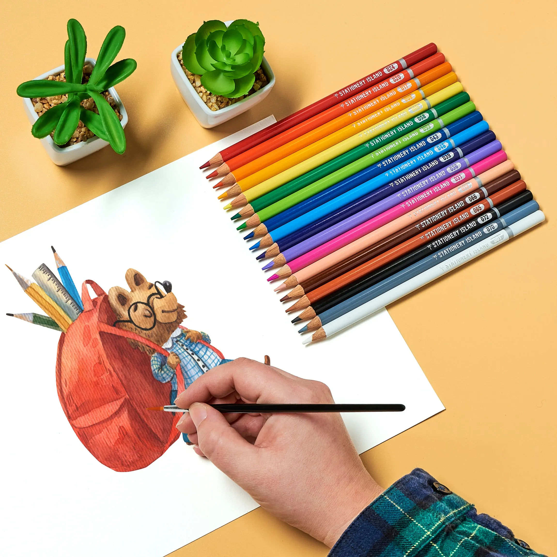 Watercolour Pencils - Set of 48