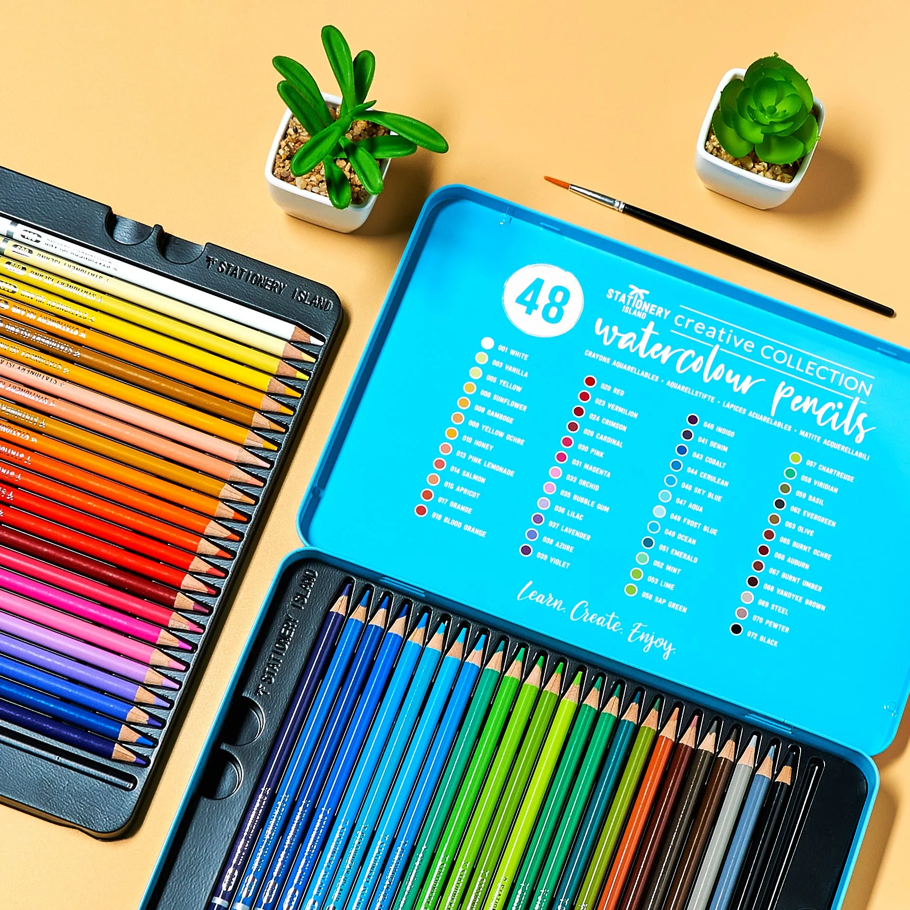 Watercolour Pencils - Set of 48