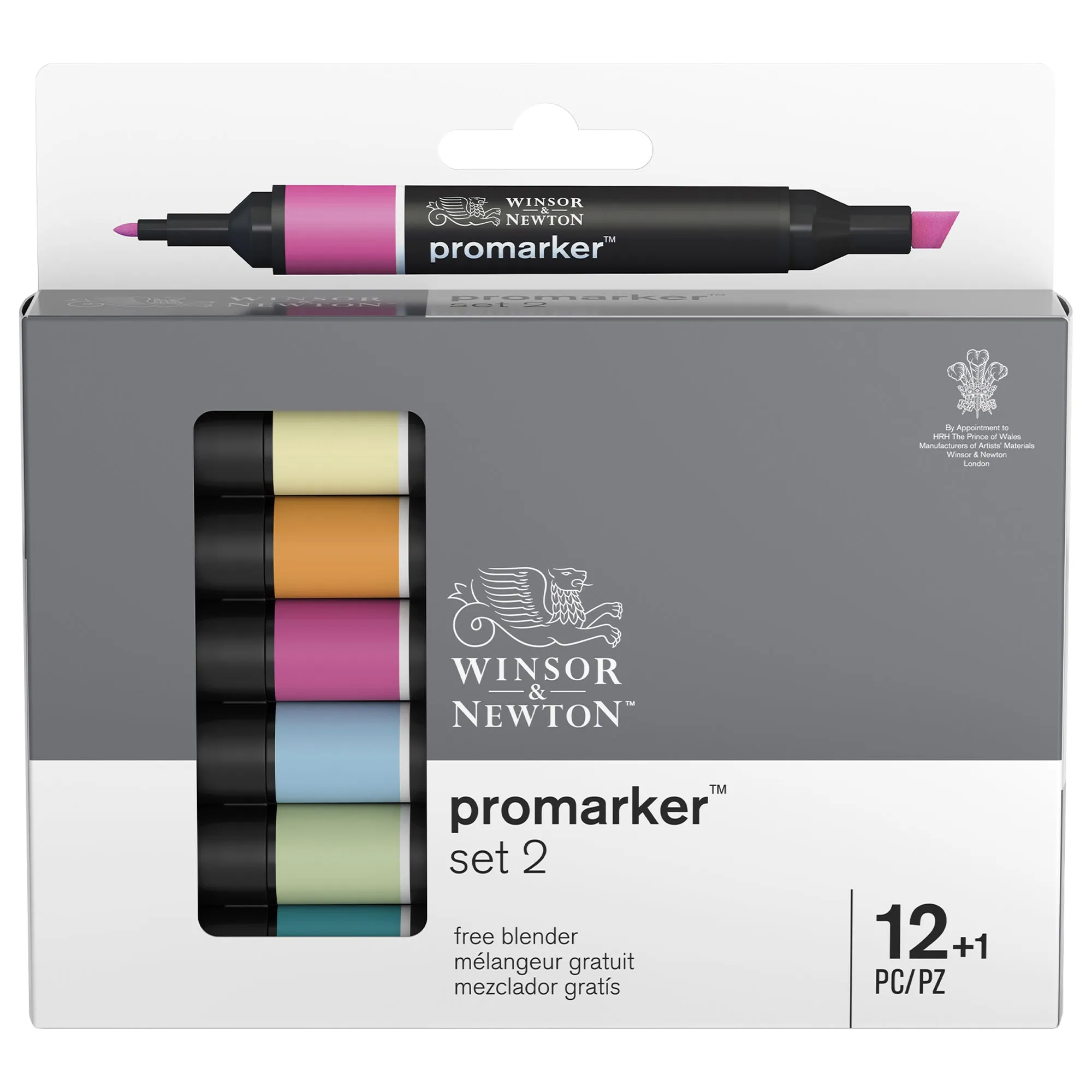 Winsor & Newton Promarker - Sets of 12   1 Blender