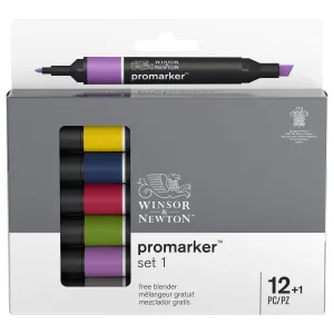 Winsor & Newton Promarker - Sets of 12   1 Blender