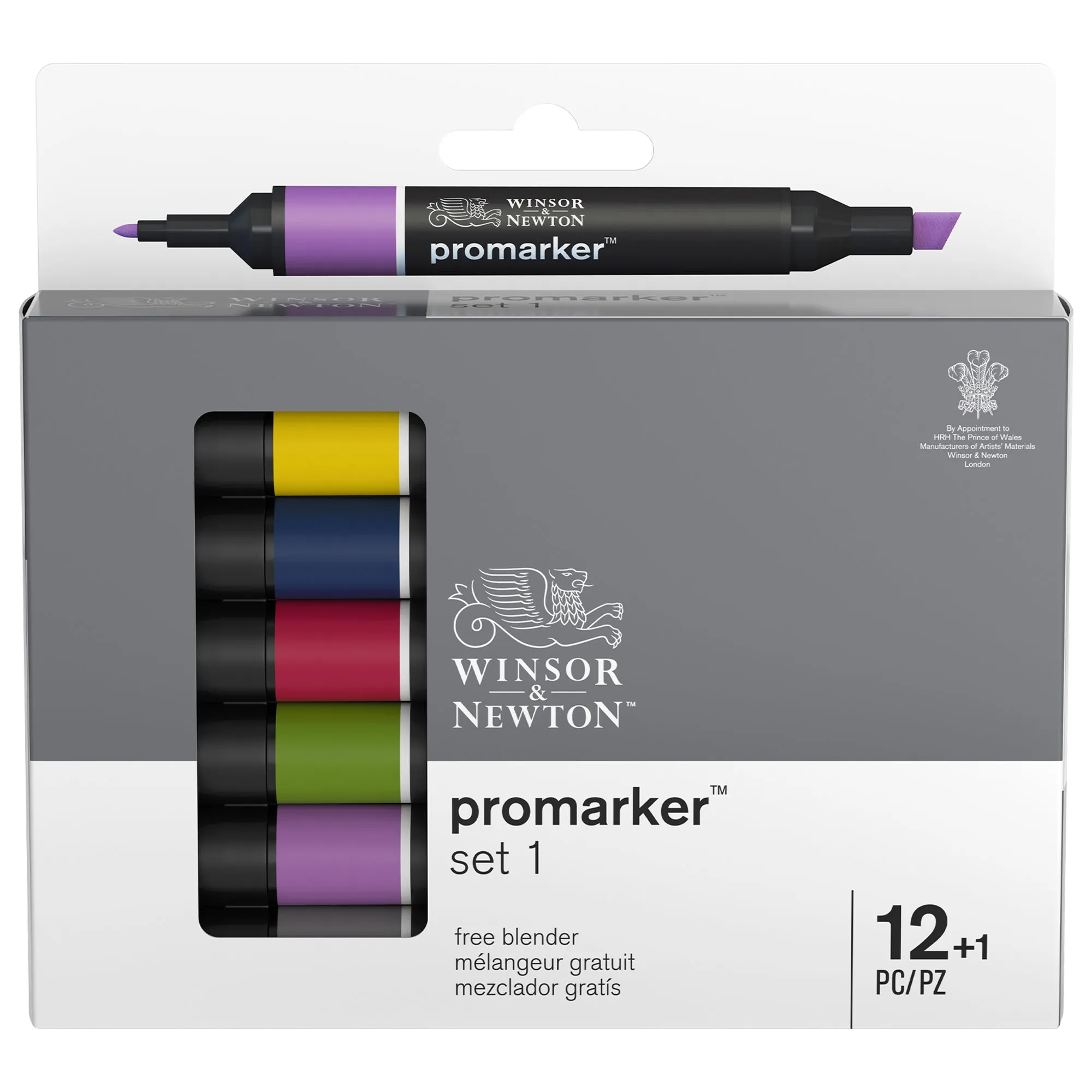 Winsor & Newton Promarker - Sets of 12   1 Blender