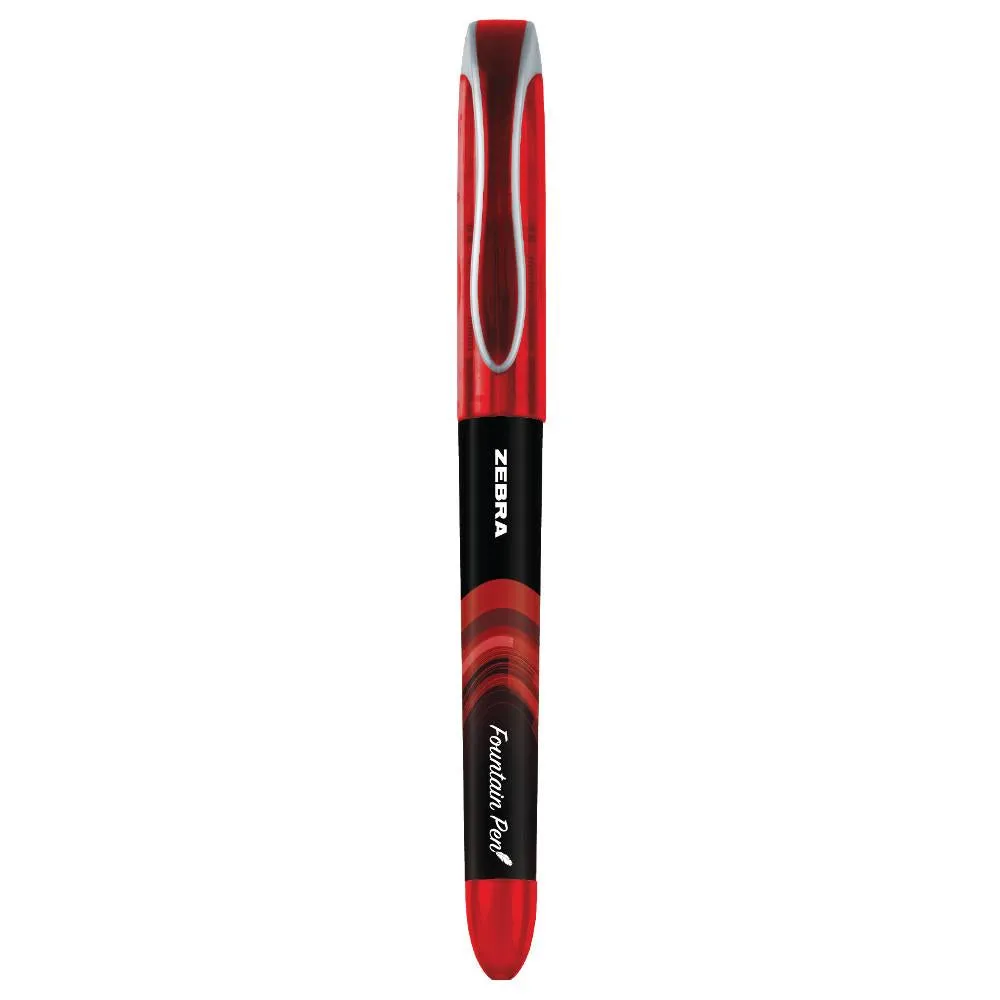 Zebra Fountain Pen - Red