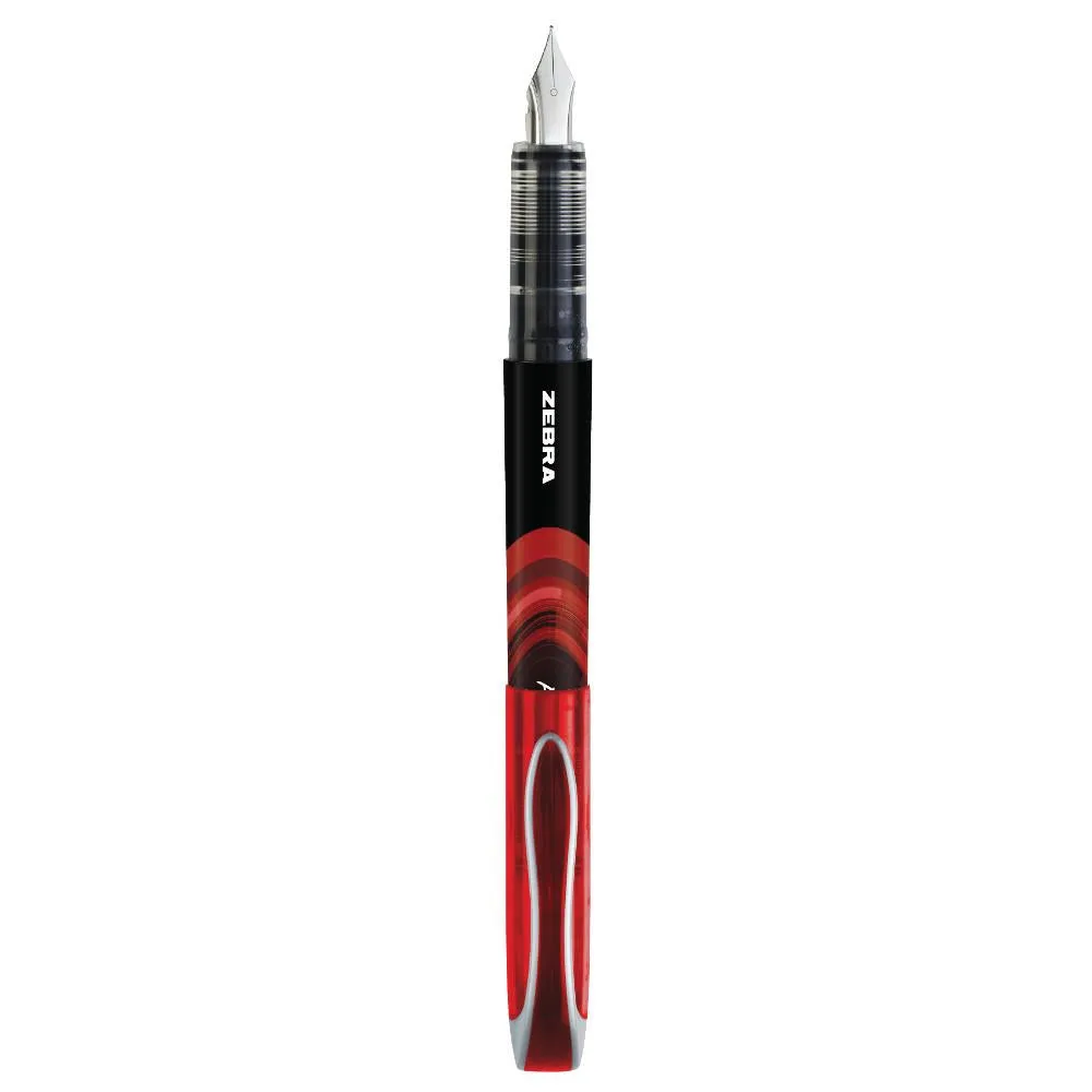 Zebra Fountain Pen - Red