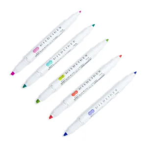 Zebra Mildliner Dual Tip Highlighter | 5 Color Set