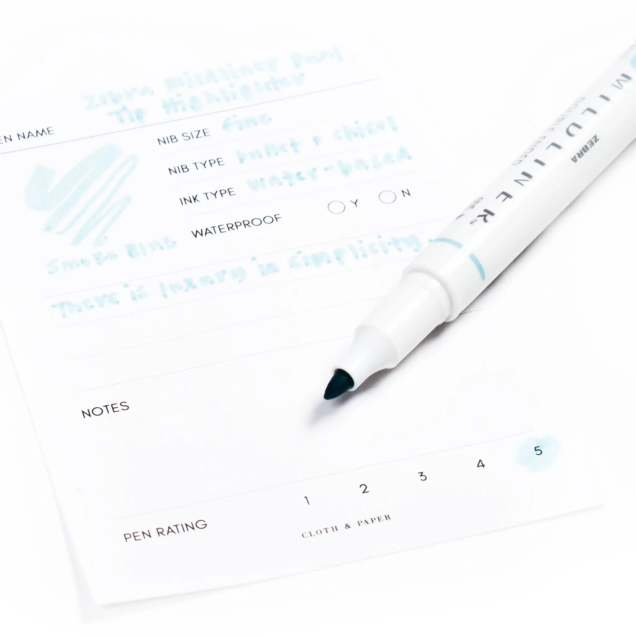 Zebra Mildliner Dual Tip Highlighter